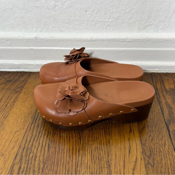 FARM RIO floral leather clogs - Picture 2 of 6